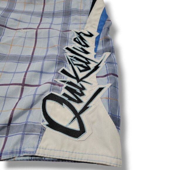 Y2K Quiksilver Shorts Size 42 W42"xL10" Board Shorts Swimming Trunks Embroidered - Picture 6 of 9